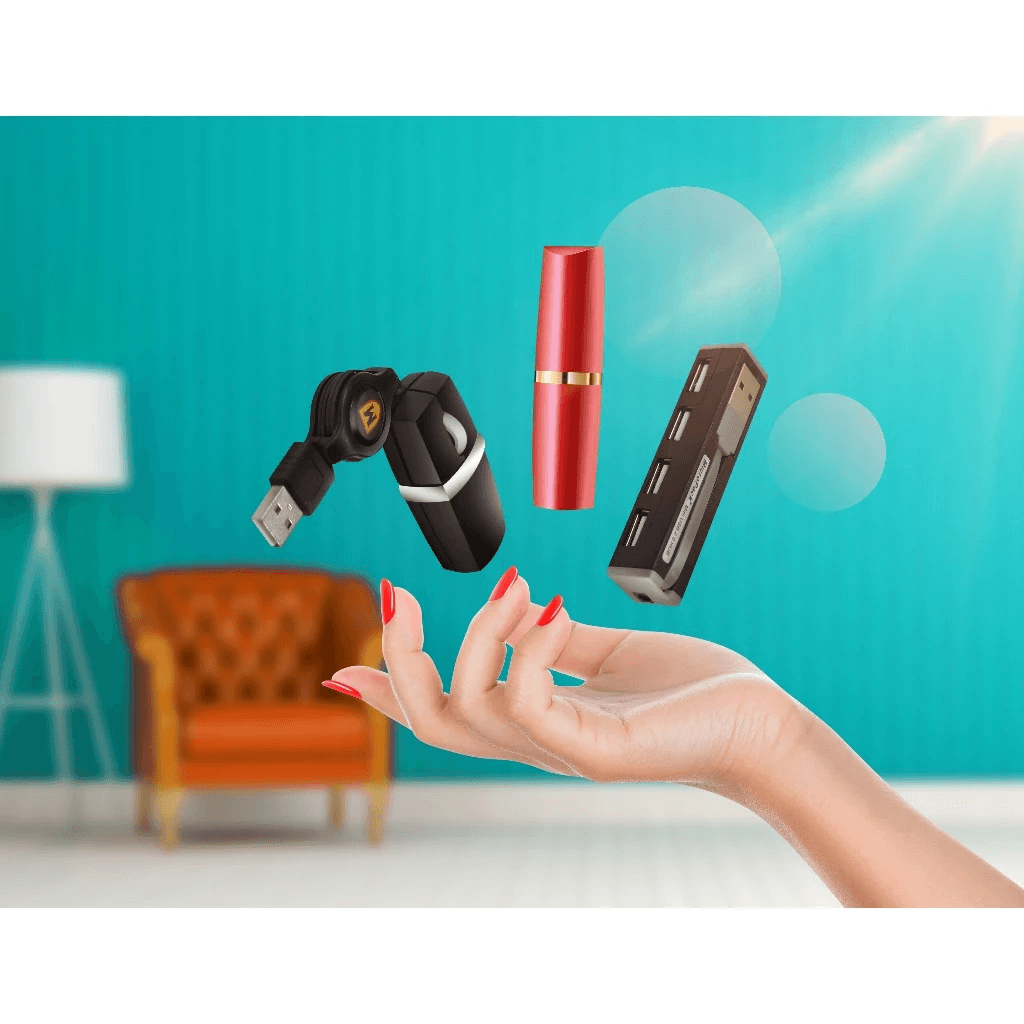 Micropack Ultra Mini Pocket Mouse With Retracrable Cable - MP-36R - SFI Group - 4