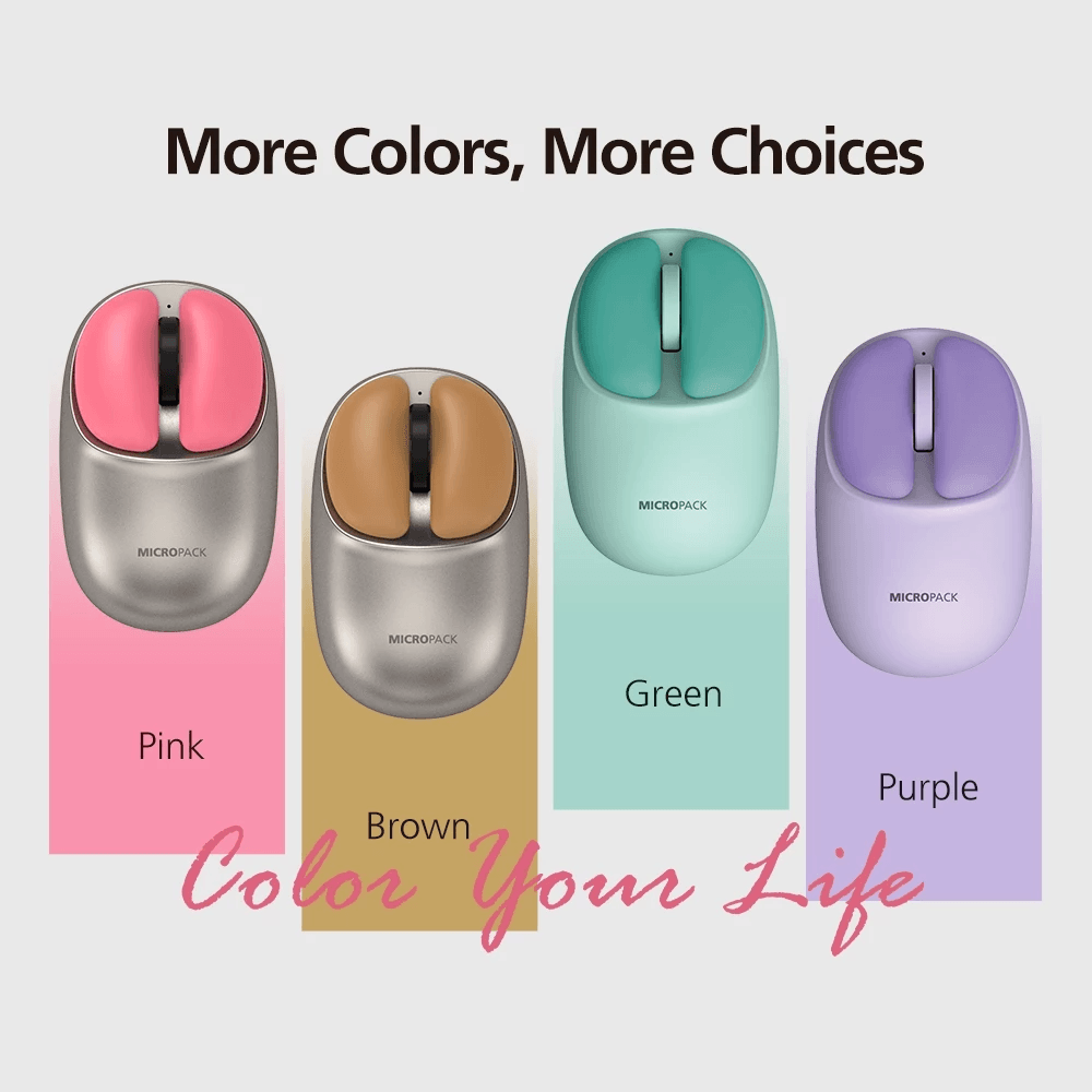 Micropack Mouse Wireless & Bluetooth - Silent Click - Rechargeable - ML-202W - SFI Group - 4