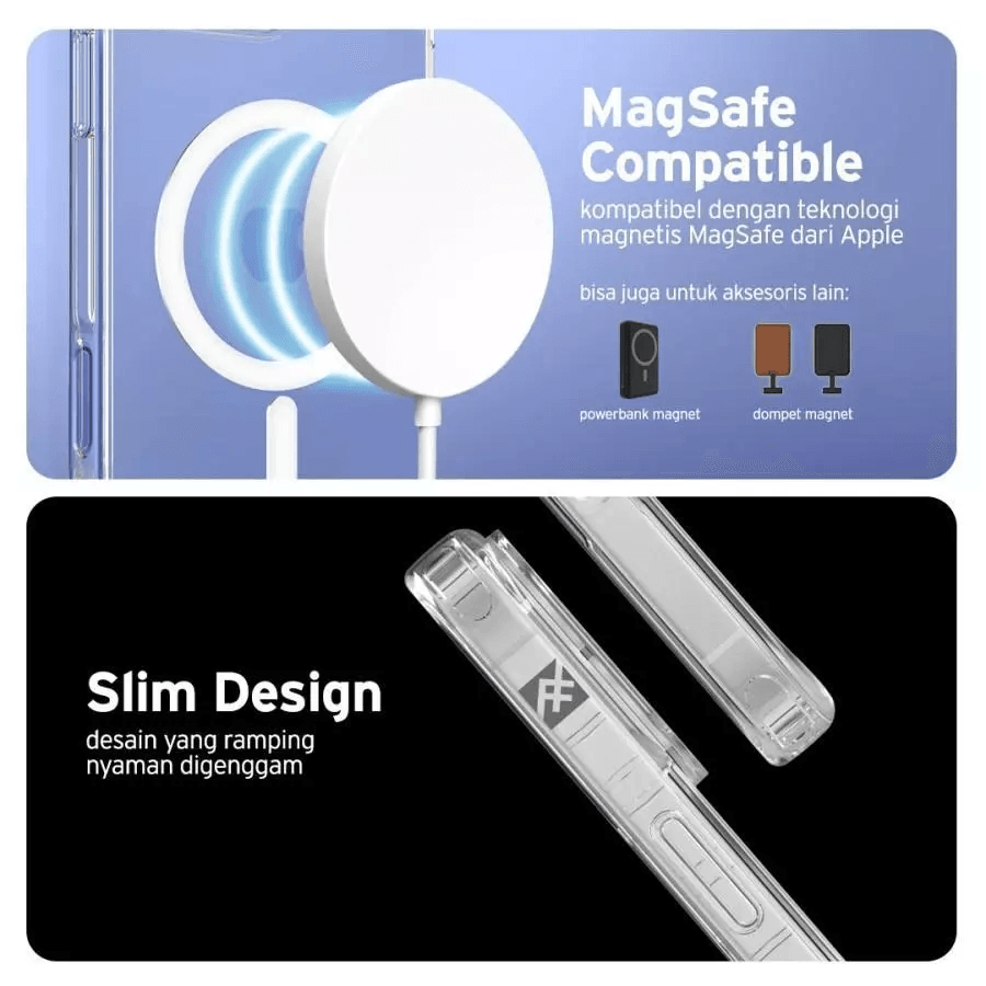 IFROGZ MAGSAFE CASE FOR IPHONE 16 PLUS / 16 PRO / 16 PRO MAX CLEAR SNAP CASING ProMax - SFI Group - 3
