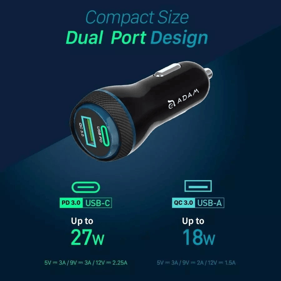 Adam Elements Car Chager 45W Fast Charging Charging - OMNIA C1+ - SFI Group - 4