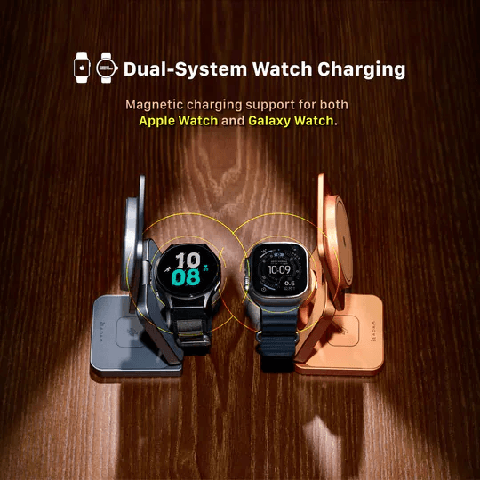 Adam Elements Mag 3 Ultra Qi2 25W - Magnetic 3 in 1 Foldable Travel Charging Charger Station - SFI Group - 3