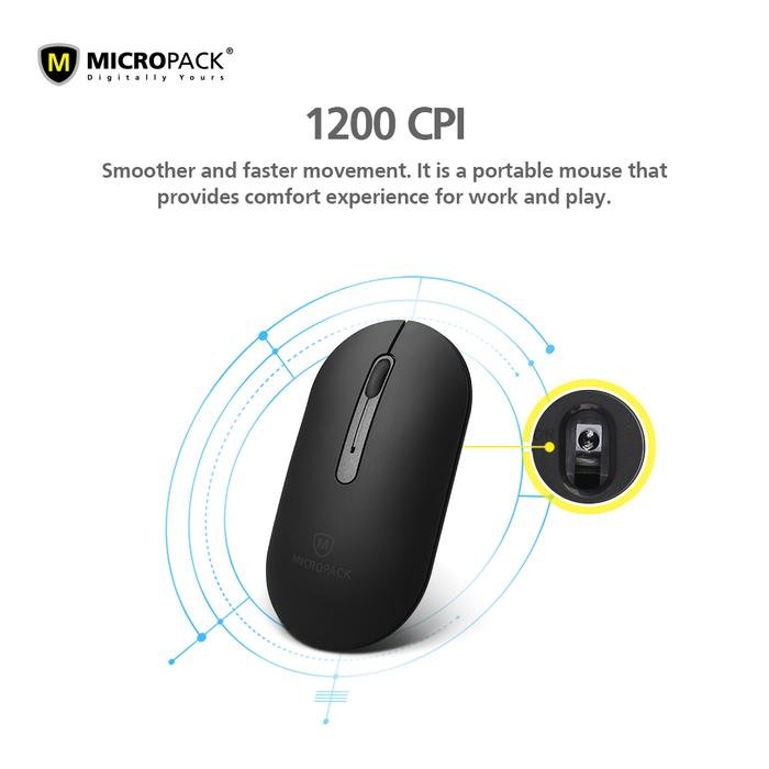Micropack Mouse Dual Bluetooth 5.0 & 3.0 Inspire 2 - MP-707B INSPIRE2 - SFI Group - 4