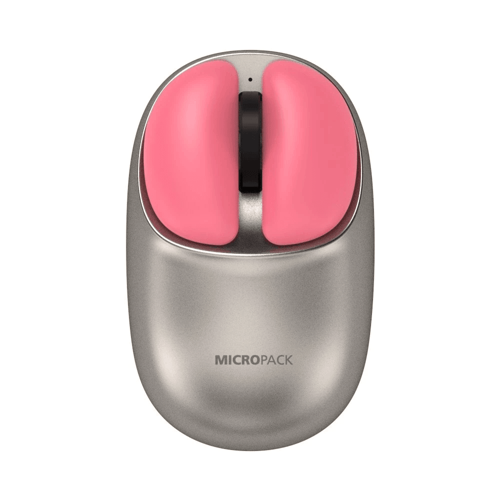 Micropack Mouse Wireless & Bluetooth - Silent Click - Rechargeable - ML-202W - SFI Group - Grey