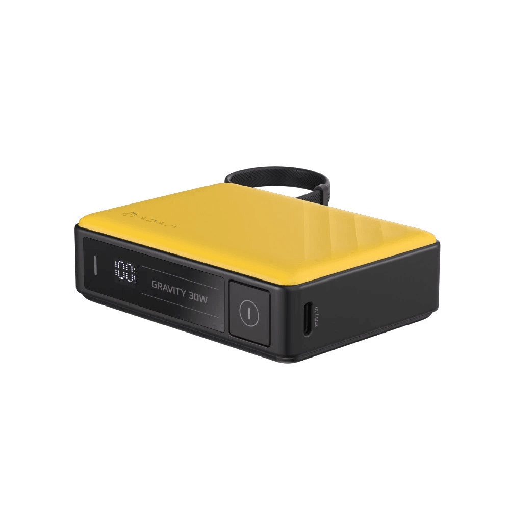 Adam Elements Power Bank 10.000 Fast Charging - Powerbank 10000 mAh - Gravity 30W - SFI Group - Yellow
